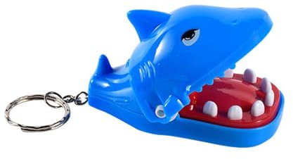 Alligator-Zähne-Spiel - Niedliche Krokodil-Flusspferd-Hai-Form-Zahnarzt-Spiele für Kinder,Innovatives Schlüsselanhänger-Spielzeug Alligator Finger Biting Brettspiele für und Mädchen