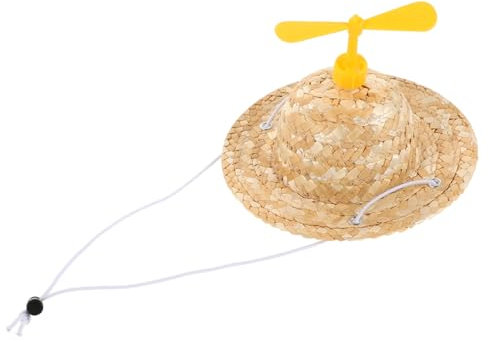BESPORTBLE Verstellbare Sonnenhut Für Haustiere Mit Drachenflügel-Propeller Gewebt Für Kleine Hunde Und Katzen Für Cosplay Und Sonnenschutz Niedliches Design
