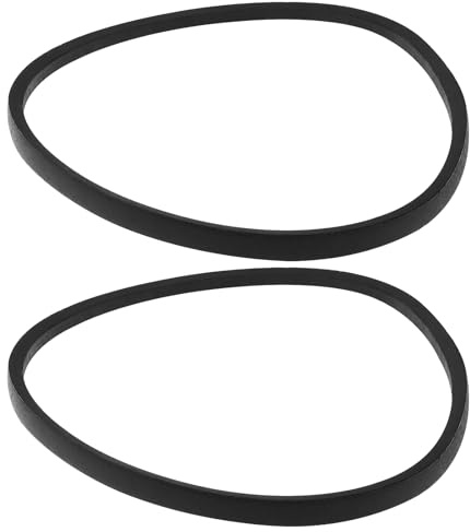 Briny River 2 Pièces Courroies d'entraînement pour Tondeuse à Gazon 92-1043 Compatible avec Toro Modèles 20792–20797 3L 3/8 X 33 Pouces