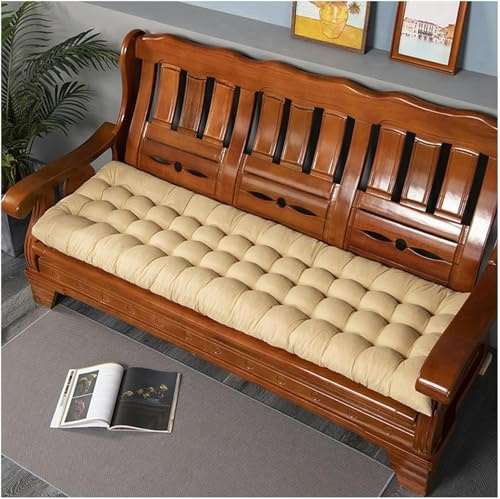 Cojín de asiento para banco de exterior, para alféizar de ventana, silla, columpio de porche, resistente a la intemperie, cojín para muebles de patio para banco de jardín