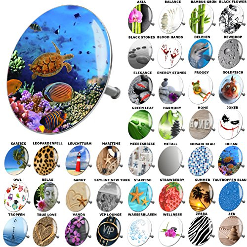 Sanilo Badewannenstöpsel, viele schöne Stöpsel für die Badewanne zur Auswahl, hochwertige Qualität, Ocean