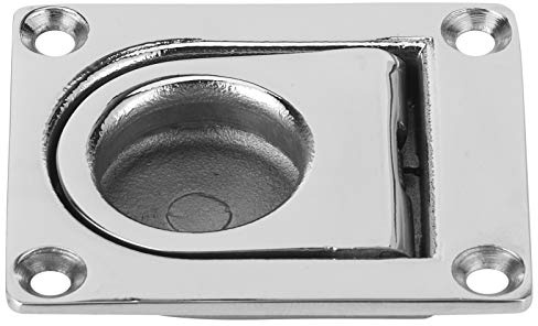 Tbest Bodenheber, Flush Pull Ring Griffe, Boot Einbau Luke Hatch Pull Ring Yacht Boden Schnalle Griff Deck Luke Abdeckung Pull Ring 316 Edelstahl Marine Hardware Zubehör