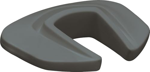 ABUS Türstopper JC5401 MINA - Finger-Klemmschutz, 3er Set, Grau | Kindersicherung für Türen mit 30–50 mm Blattstärke, PVC-freies TPE, geprüft nach EN 16654:2015, rutschfest