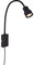 BRILONER - LED Leselampe mit Ein/Aus-Schalter, schwenkbar, viele Befestigungspositionen, Wandleuchte Innen, Wandlampe, Bettlampe, Lampe Bett, Leselicht, Nachttischlampe, 69x11,5x6 cm, Schwarz