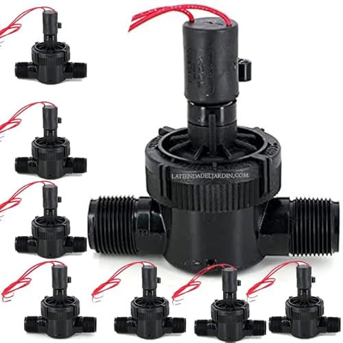 Suinga Pacchetto da 8 ELETTROVALVOLA DA IRRIGAZIONE 1 24V EZ FLO PLUS, filettatura MASCHIO. Funziona con programmatori elettrici di qualsiasi marca presente sul mercato, Toro Company.