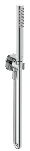 Ideal Standard Stabhandbrause Idealrain Atelier BC544AA im Set – Handbrause in Stick Design für unvergleichliche Duschmomente – Stabhandbrause inkl. Halterung und Brauseschlauch – in Chrom