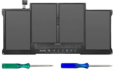 ASMARK Macbook Air A1466 Battery Replacement for 13-inch A1369(2010,2011) A1466(2017,2015,2014,2013,2012) A1377/A1405/A1496 Battery