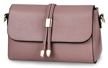 FANDARE Elegant Umhängetasche Damen Schultertasche Frauen Crossbody Bag Damentasche Schulterriemen Frauen Abendtasche Citytasche Reise Handtasche Wasserdicht PU Leder