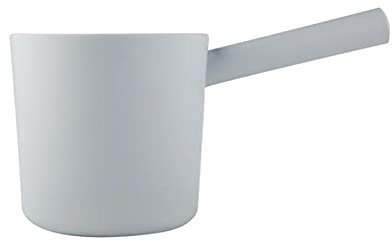 Louche en acier Scoop d'eau pratiques Scoop Scoop Douche ACCESSOIRES DE MÉNAGE DE LA LOBE À LA CUISINE (vert clair) Cuillère de cuisson et de service pour la soupe (Color : Blue gray, Size : 28x13.5