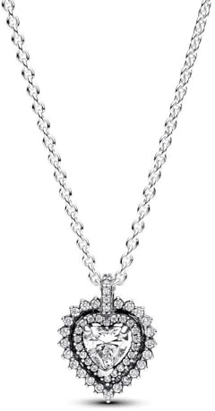 PANDORA Zeitlos 393099C01-45 Herz Halskette
