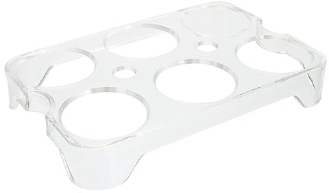 DOITOOL Lot De 2 Boîtes De Rangement À Roulement Automatique Pour Réfrigérateur Plateau Latéral De Porte Étui À 6 Compartiments Pour Œufs Frais