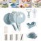 Multifunktionaler Gemüseschneider, centahah/e gemüseschneider， 12 In 1 Vegetable Cutter With Container, Multifunctional Vegetable Cutter, Vegetable Slicer Adjustable Stainless Steel (Blau)