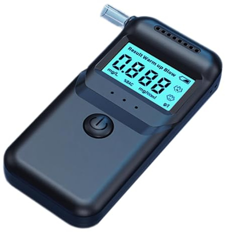 Etilometro Professionale accurato - Analizzatore di Alcol Tascabile Compatto per Uso Personale e riunioni familiari | Etilometro affidabile per L'Alcol nel Sangue per Test sicuri e convenienti