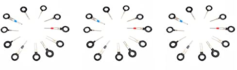 PAGJHRFJG 33PCS Voiture Carte de Circuit de Prise de Voiture Faisceau de Borne Sertissage du Connecteur de Prelevement D'Extraction Ensemble D'Outils D'Aiguille Arriere de Suppression