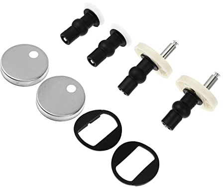 iplusmile Set Di Viti Di Fissaggio e Dadi in Gomma Espandibile Per Cerniere Sedile Wc, Acciaio Inox Resistente, Kit Di Ricambio Pratico Per Installazione Wc Domestico