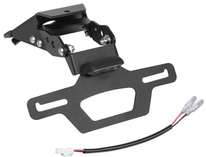 Portatarga Per Moto Per Aprilia RS660 Per Tuono 660 V4 Per RSV4 1100 RS457 Parafango Per Moto Luce LED Portatarga Pieghevole Moto Portatarga Targhe(Item B)