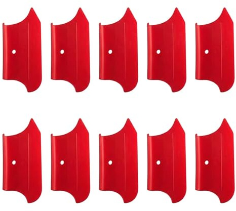 10 x Tapetenandrückspachtel rot