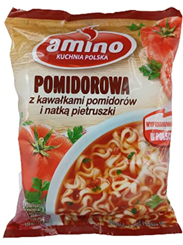 rumarkt Amino Pomidorowa Polnische Instant Tomatensuppe 22er Pack (22 x 61g)