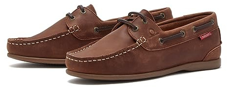 Chatham Marine Womens Penang Lady Boat Shoes Tan 6 UK
