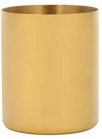 Tyenaza Bleistifthalter, Edelstahl, Bleistiftbecherhalter, Tischvasen, Make-up-Pinselhalter, Desktop-Briefpapier-Organizer, Für Schreibtisch-Heimdekoration