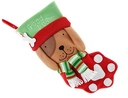 TOPBATHY Weihnachtsstrumpf mit Cartoon-Motiv Aufbewahrungsbeutel für Süßigkeiten Hängeanhänger als Deko für Weihnachten und Silvester Geeignet für Süßigkeiten Aller Art und Kleine