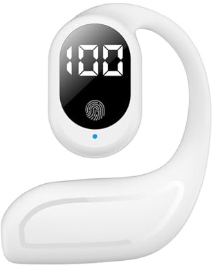 Xmenha Oreillette Bluetooth sans Fil Appel Libre Écouteurs Bluetooth 5.3 avec Mic Intégré sans Fil Casque Bluetooth Mono écouteur Etanche IPX4 avec Son HiFi Stereo Contrôle Tactil Longue Autonomie