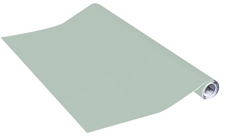 Vénilia Film adhésif Unimat - Vert sauge - 67,5 cm x 2 m - Autocollant pour meubles - Décoratif - PVC sans phtalates - Fabriqué en UE