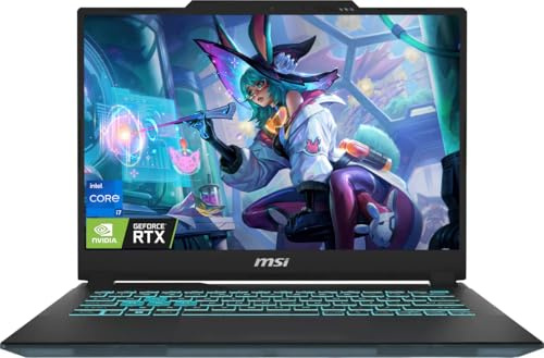 msi Cyborg 14 Gaming Laptop, 14 144Hz FHD IPS Display, 10-Core Intel Core i7-13620H, NVIDIA GeForce RTX 4060, 64GB DDR5 RAM, 2TB PCIe SSD, Backlit Keyboard, HDMI, USB-C, Win 11 P, w/BWE Accessories
