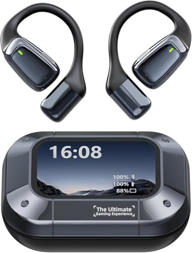 [2026 Nuev] NE25 AI Auriculares Traductor en Tiempo Real con Pantalla LCD, 134 Idiomas y 8 Modos de Traducción, 3 in 1 AI Auriculares Traductor, Bluetooth 5.4 con ENC y App con para Viajes/Negocios