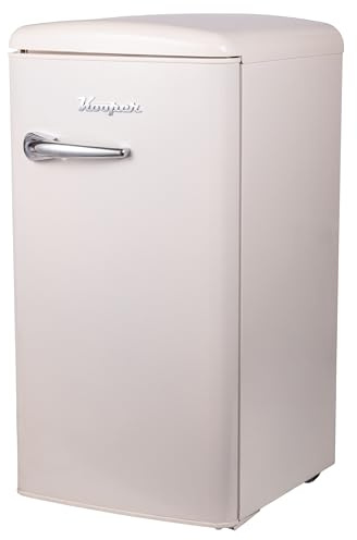 Frigorifero vintage monoporta 100 L 44,9X48,3X88,2 cm, avorio, Kooper