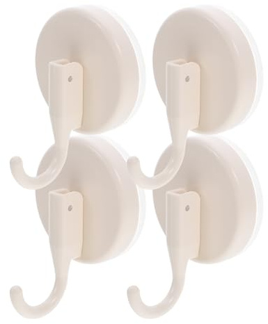 CTIRCHIU 4 pezzi Ganci Ventosa Piccoli per Bagno e Cucina Resistenti Foratura Adatti Piastrelle Vetro e Specchi Appendini Versatili per Asciugamani Accappatoi e Utensili