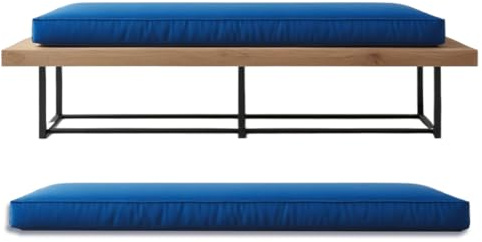 Panca da esterno resistente alle intemperie, 100 x 40 x 5 cm, lavabile, per panca da giardino, panca ad angolo, tavolo da tappezzeria, banca, patio, seduta.