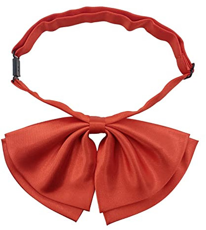 Fliege für Damen, Büro, Damen, Uniform, Fliegen, Floppy für Schule, Gril Beginn T-Shirt, Zubehör & Cosplay FWBT-1, Rot/Ausflug, einfarbig (Getaway Solids), Einheitsgröße
