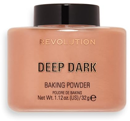 Makeup Revolution | Polvos fijadores sueltos | Oscuro profundo | 32 g