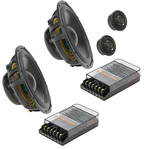 Ground Zero GZUC 165.2SQ - 16,5 cm Komponenten-Lautsprecher mit 230 Watt (RMS: 140 Watt)