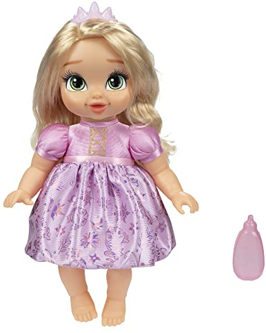 Disney Princess Rapunzel Baby Doll with Baby Bottle & Tiara
