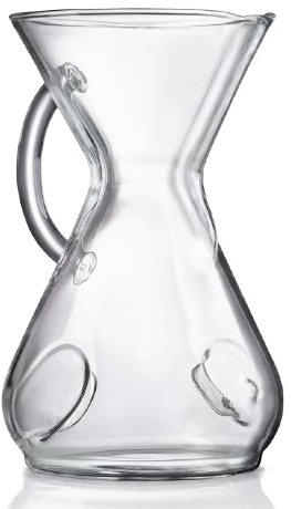Chemex ChemAer Kaffeemaschine mit Glasgriff, 8 Tassen, exklusive Verpackung