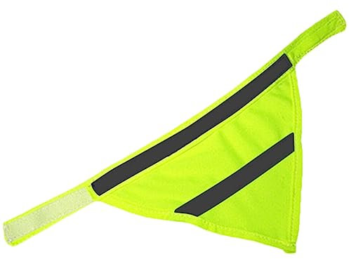 Toddmomy Dreieckstuch Für Haustiere Kühlendes Halstuch Für Hunde Campingausrüstung Fluoreszierendes Hundebandana Reflektierende Hundehalstücher Hundeschal Hündchen Haustier Katze Polyester