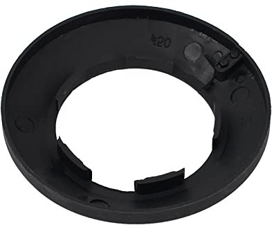 DTGN 85x14mm(DxT) Pipe Cover Decoration - Good for Bathroom Kitchen 50mm Dia Pipe - PP Plastic Escutcheon - Black