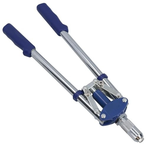 Long Arm Pop Pot Riveter Tool Double Handle for Rivets 3.2mm – 6.4mm