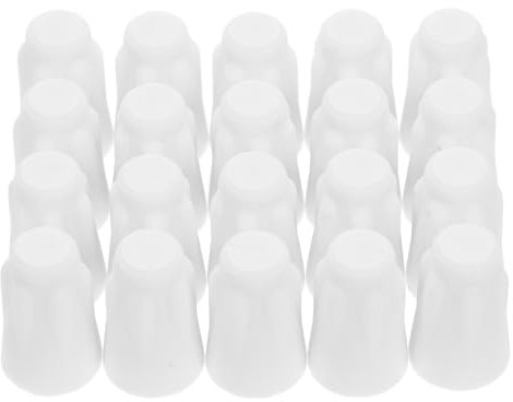 DOITOOL 20 Pezzi Connettori per Cavi Elettrici in Ceramica Bianca Resistenti al Calore Morsettiera Affidabile e Versatile per Uso Residenziale e Commerciale