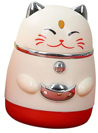 SHOWERORO Dispenser per Stuzzicadenti A Forma di Gatto Contenitore per Stuzzicadenti in Plastica Portastuzzicadenti Creativo E Accattivante per Casa E Ufficio
