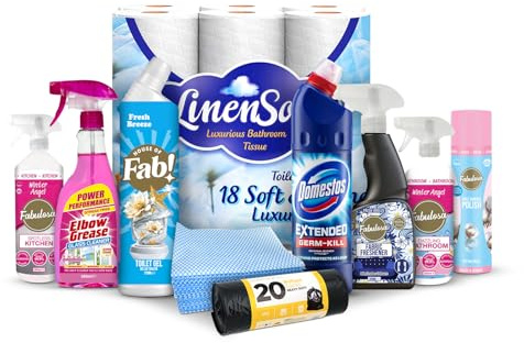 FabFinds Vegan Mega Household Cleaning Bundle 10-Piece