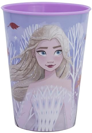 Stor Die Eiskönigin Kinderbecher 260ml aus Kunststoff - Wiederverwendbar, Bruchsicher, BPA-Frei - Idealer Trinkbecher für Kinder zu Hause und Schule