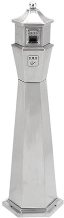 CYairong-22 Aschensäule Regenfester Standaschenbecher aus Edelstahl, Aschenbecher, Aschenbecher, Aschenbecher, Zigarettenstummel-Sammlung, Outdoor Aschensäule zum Aufstellen