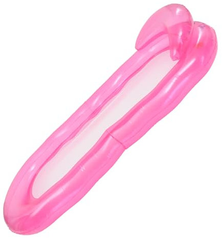 IMIKEYA aufblasbarer poolsitz schwimmsessel aufblasbar Aufblasbares für Schwimmbecken Schlauchboote für Kinderbecken Schwimmende Wasserhängematte Faltbare Poolhängematte PVC Rosa