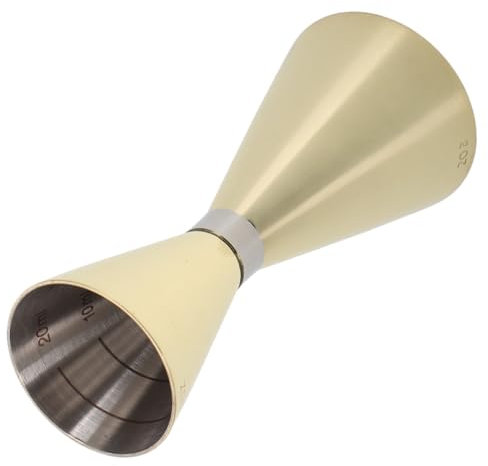 POPETPOP Dispositivo De Medición De Vino Jigger Doble Para Cócteles Estilo Japonés Medidor De De Acero Inoxidable Con Medidas El Interior