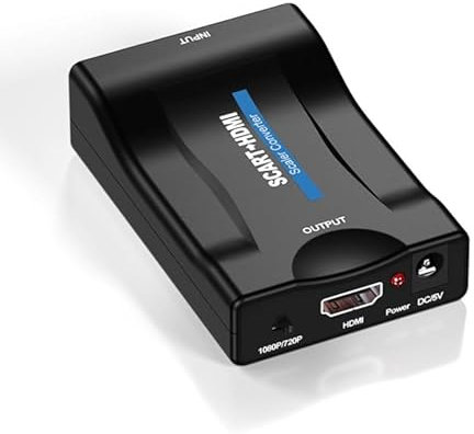 High-Tech Place Convertisseur HD SCART to HDMI HDTV1080P (Noir)