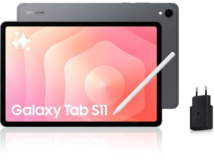 Samsung Galaxy Tab S11 11'' WiFi 512 Go, Tablette Android avec Galaxy AI, DeX, Gris, S Pen et Chargeur Secteur Rapide 25W Inclus, Version FR