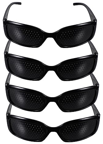 Mikinona Pinhole Gafas Correctoras Unidades para Cuidado Visual Fatiga Protección Visión Miopía Presbicia Astigmatismo Fácil para Ejercicios Oculares